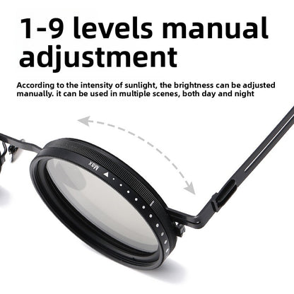 Adjustable Polarized Sunglasses UV400 Protection Metal Frame