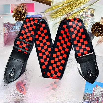 Adjustable Polyester Guitar Strap with Free Picks
