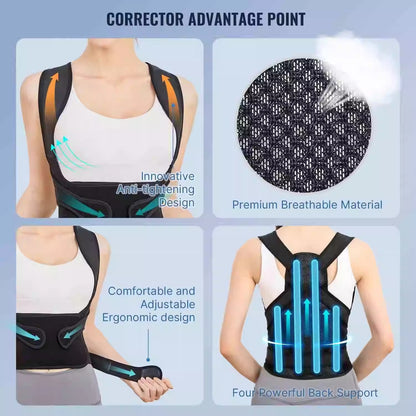 Adjustable Posture Correction Support Belt