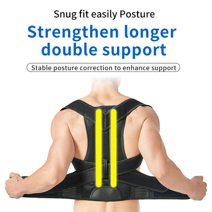 Adjustable Posture Corrector Belt for Back Support