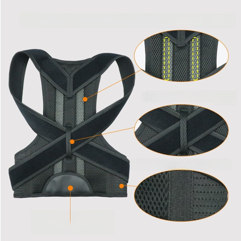 Adjustable Posture Corrector Belt for Back Support