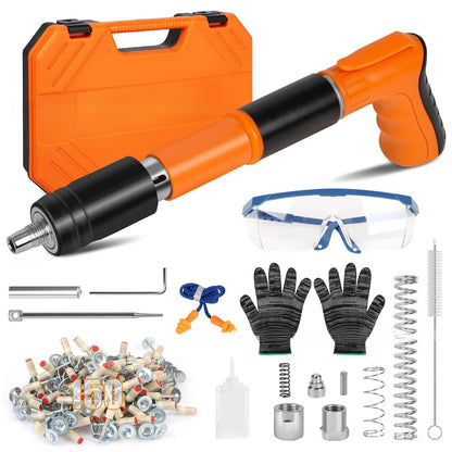 Adjustable Power Mini Nail Gun with Silencer