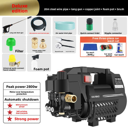 Adjustable Pressure Washer 2800W Portable Cleaning Machine