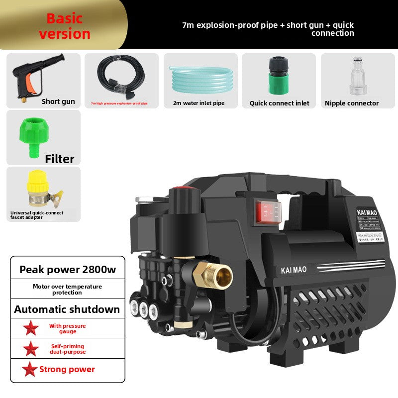Adjustable Pressure Washer 2800W Portable Cleaning Machine