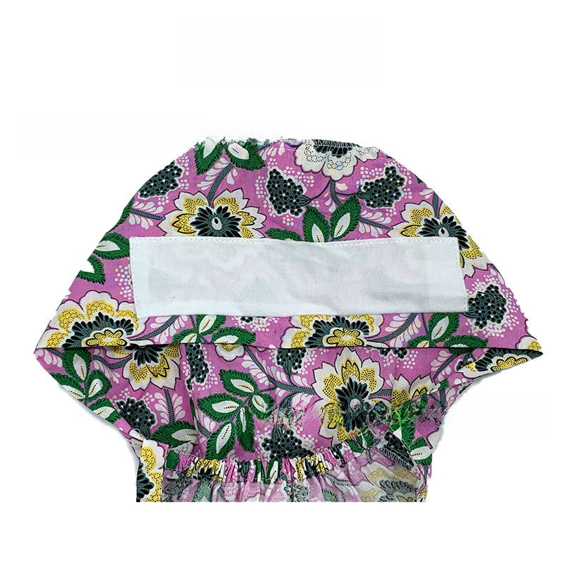 Adjustable Printed Scrub Cap