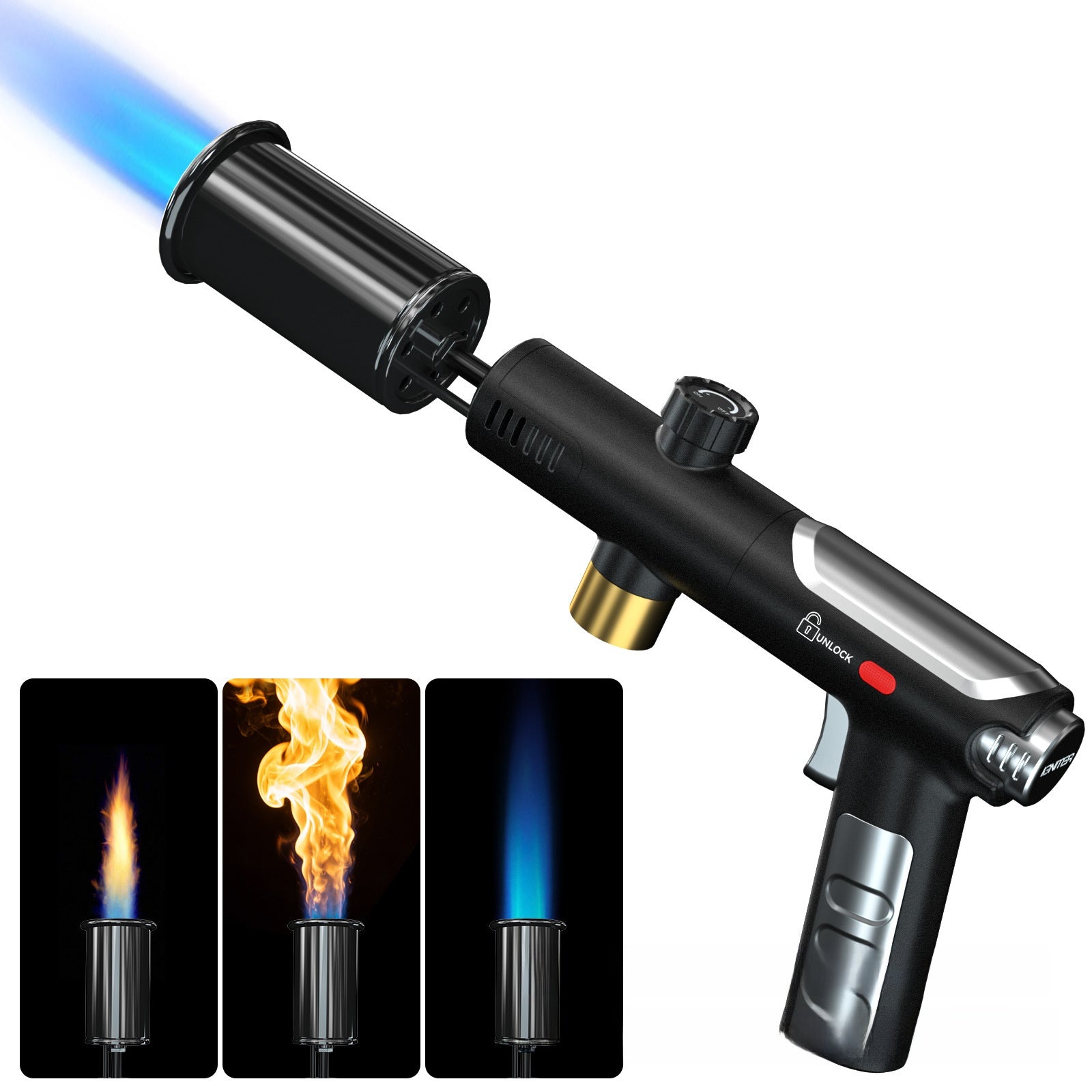 Adjustable Propane Torch for Outdoor and Kitchen Use