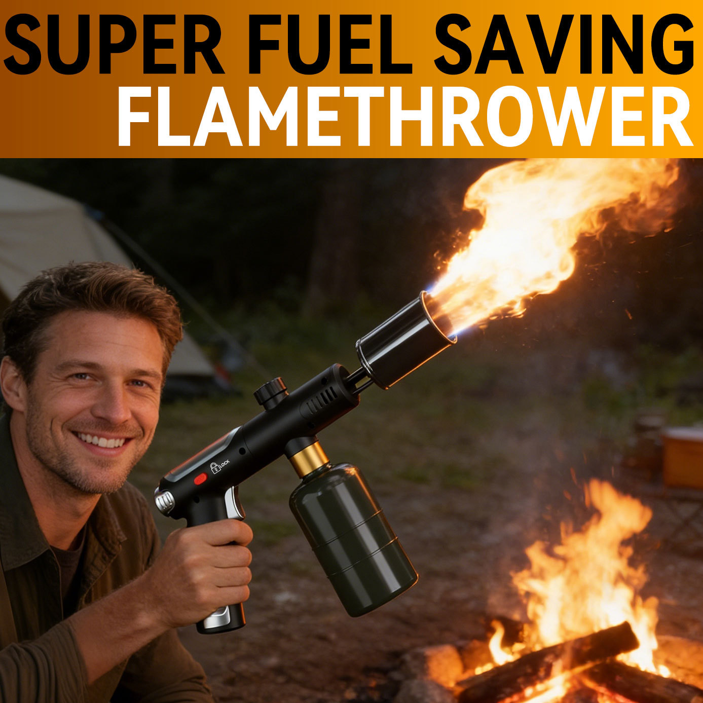 Adjustable Propane Torch for Outdoor and Kitchen Use
