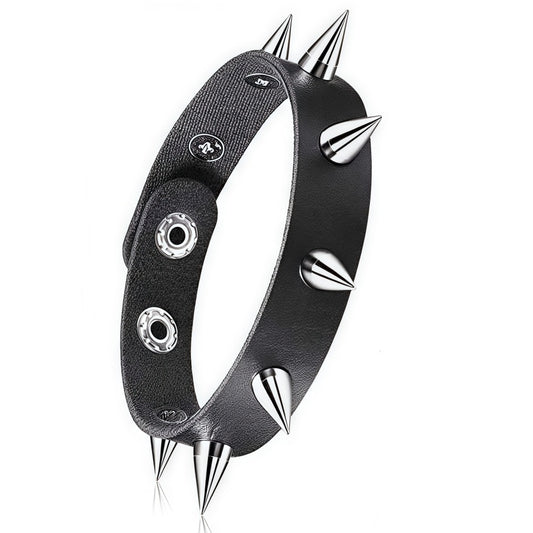 Adjustable Punk Rivet Bracelet