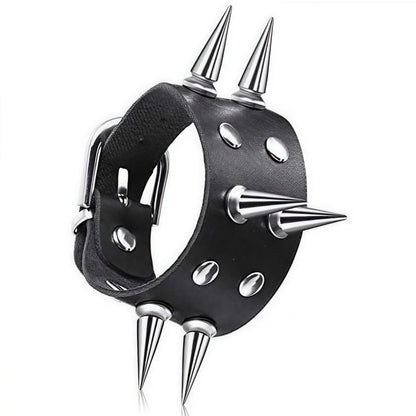 Adjustable Punk Rivet Bracelet