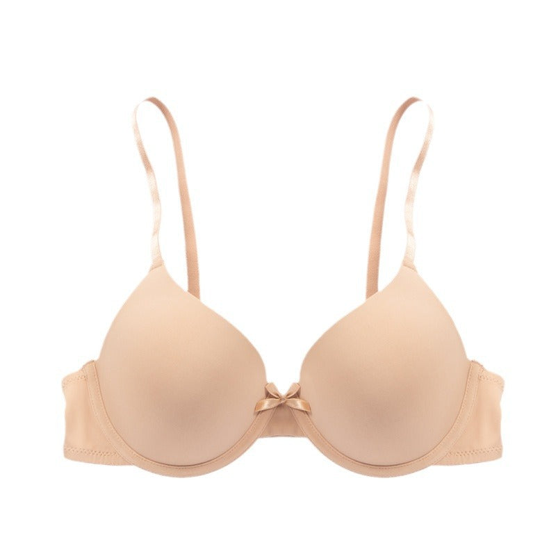 Adjustable Push-Up Nylon Bra with Molded Cups