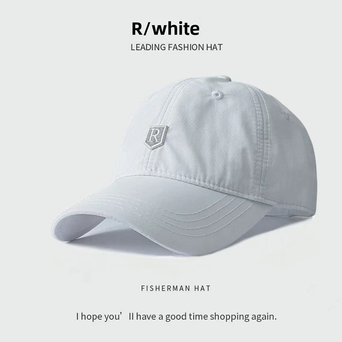 Adjustable Quick-Dry Baseball Cap with Sun Protection