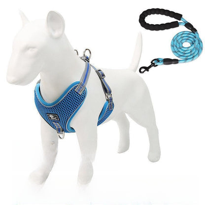 Adjustable Reflective Dog Harness Leash