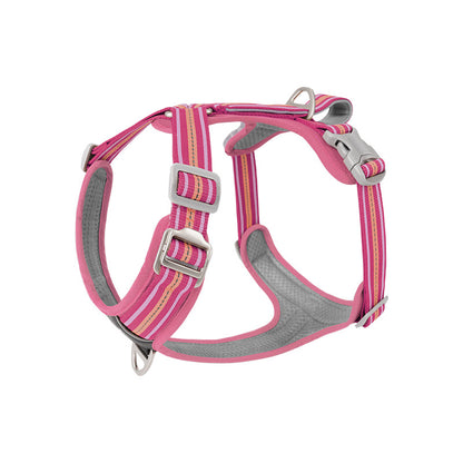 Adjustable Reflective Dog Harness with Shock-Absorbing Leash