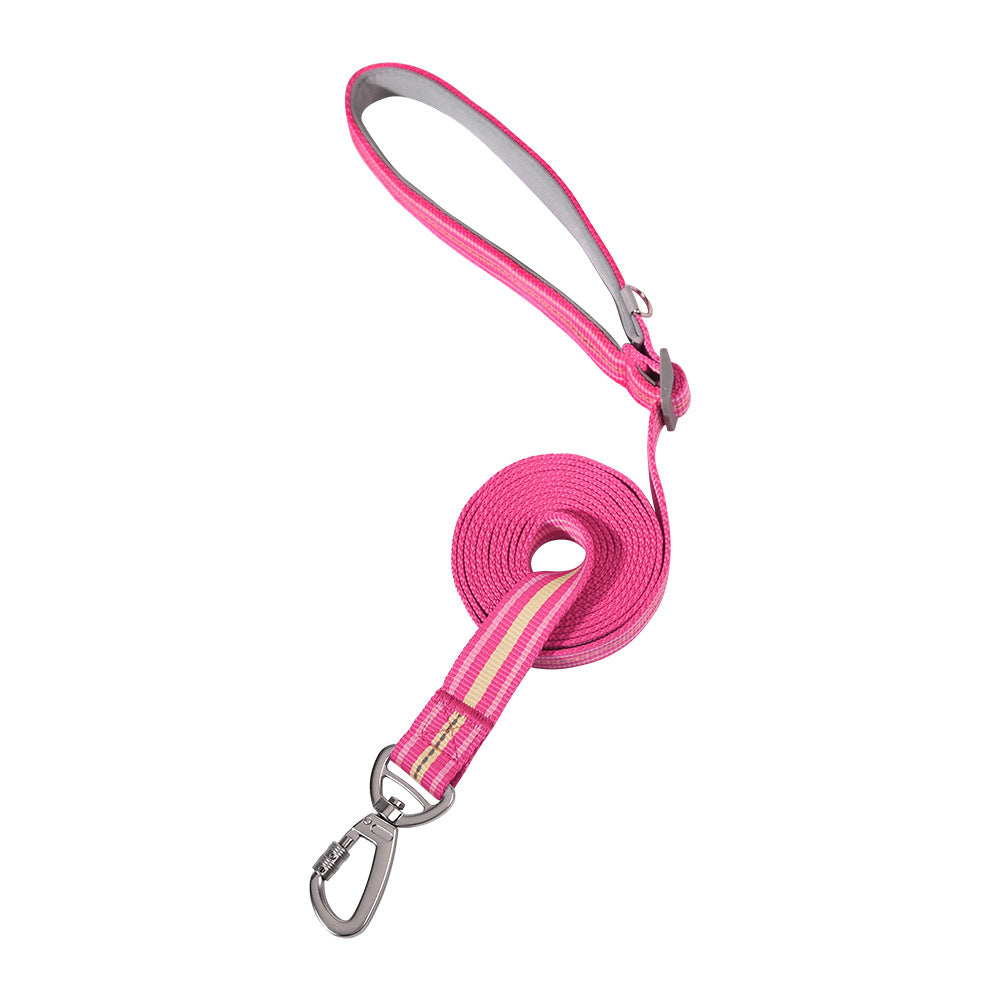 Adjustable Reflective Dog Harness with Shock-Absorbing Leash