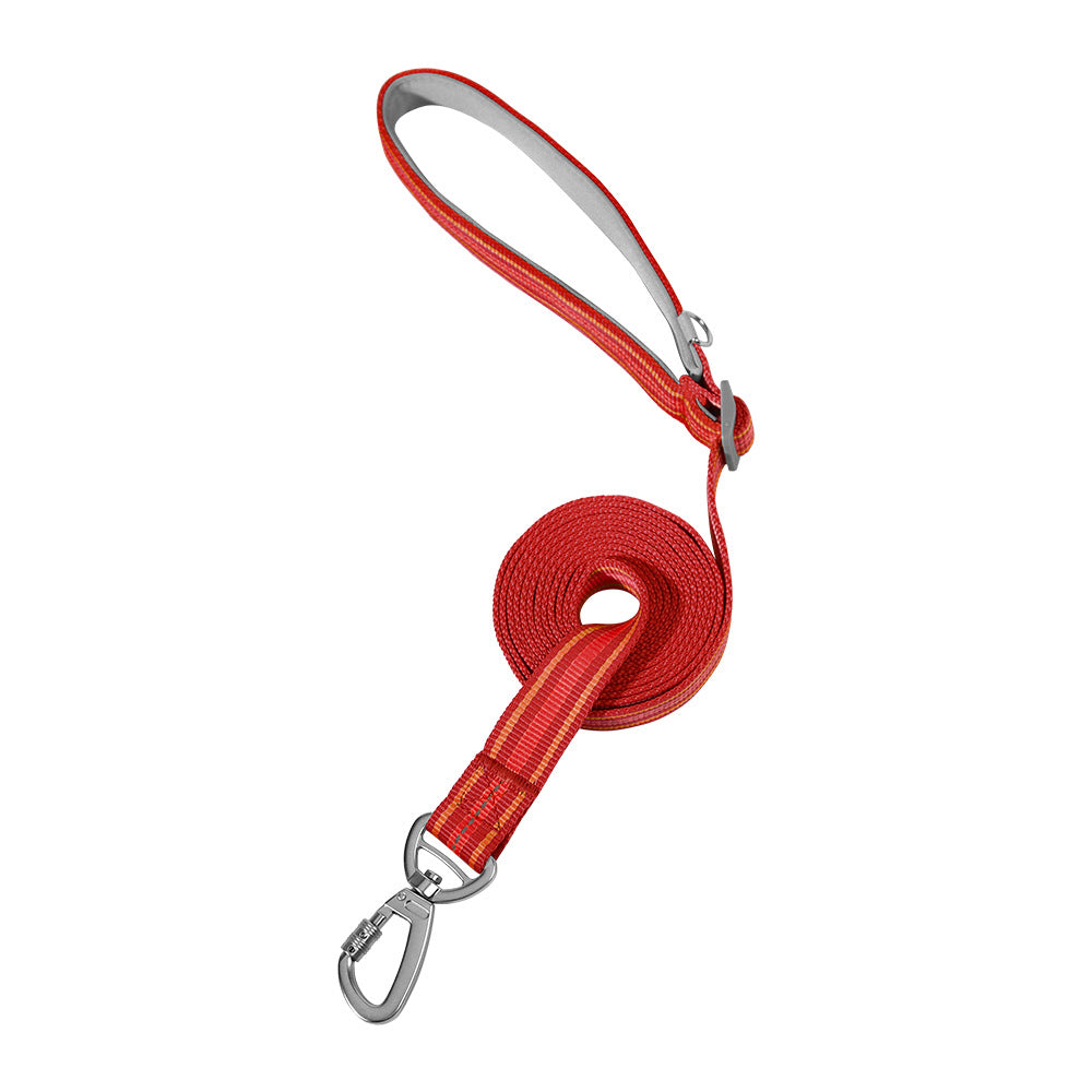 Adjustable Reflective Dog Harness with Shock-Absorbing Leash