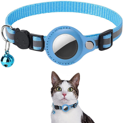 Adjustable Reflective Pet Collar for Airtag