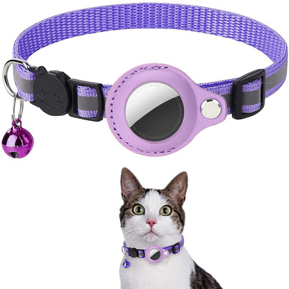 Adjustable Reflective Pet Collar for Airtag