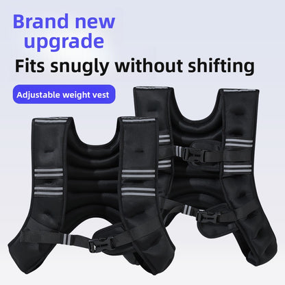 Adjustable Reflective Weight Vest for Fitness Training