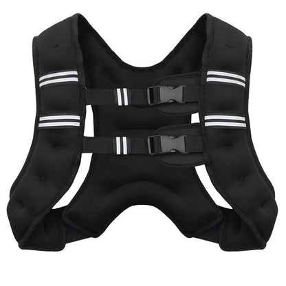 Adjustable Reflective Weight Vest for Fitness Training