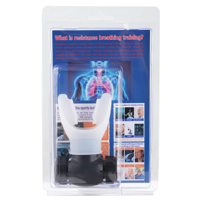 Adjustable Resistance Breathing Trainer for Fitness
