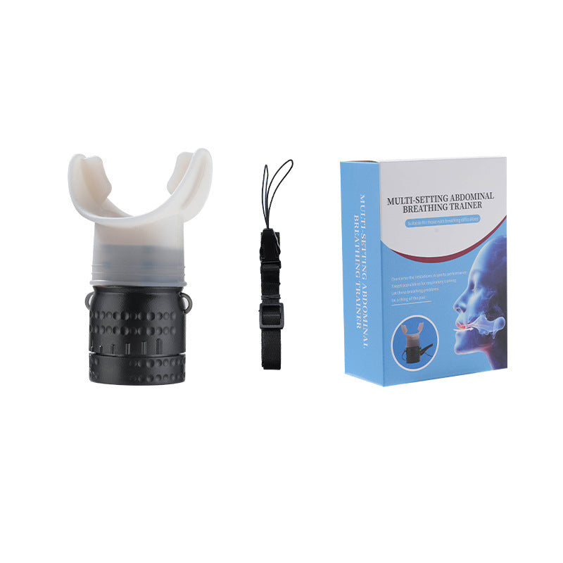 Adjustable Resistance Breathing Trainer for Fitness