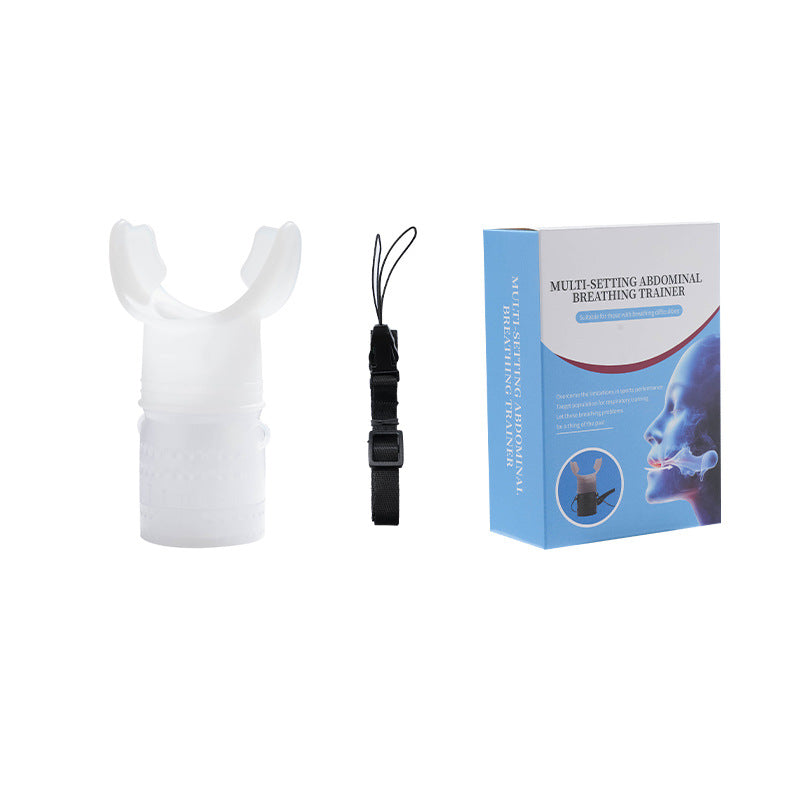 Adjustable Resistance Breathing Trainer for Fitness