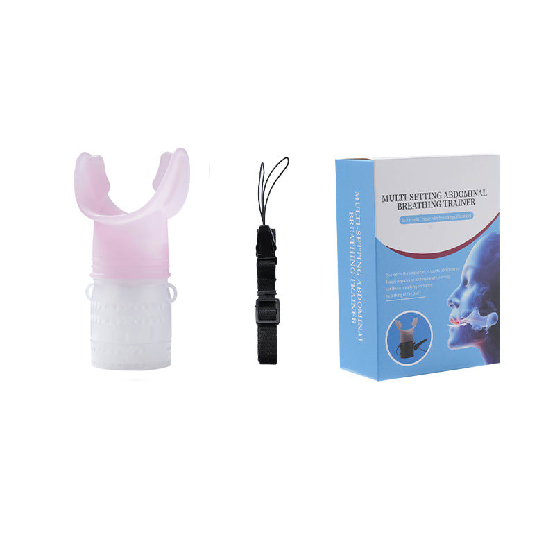 Adjustable Resistance Breathing Trainer for Fitness