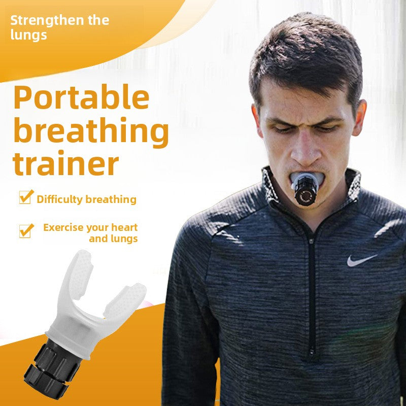 Adjustable Resistance Breathing Trainer for Lung Exercise