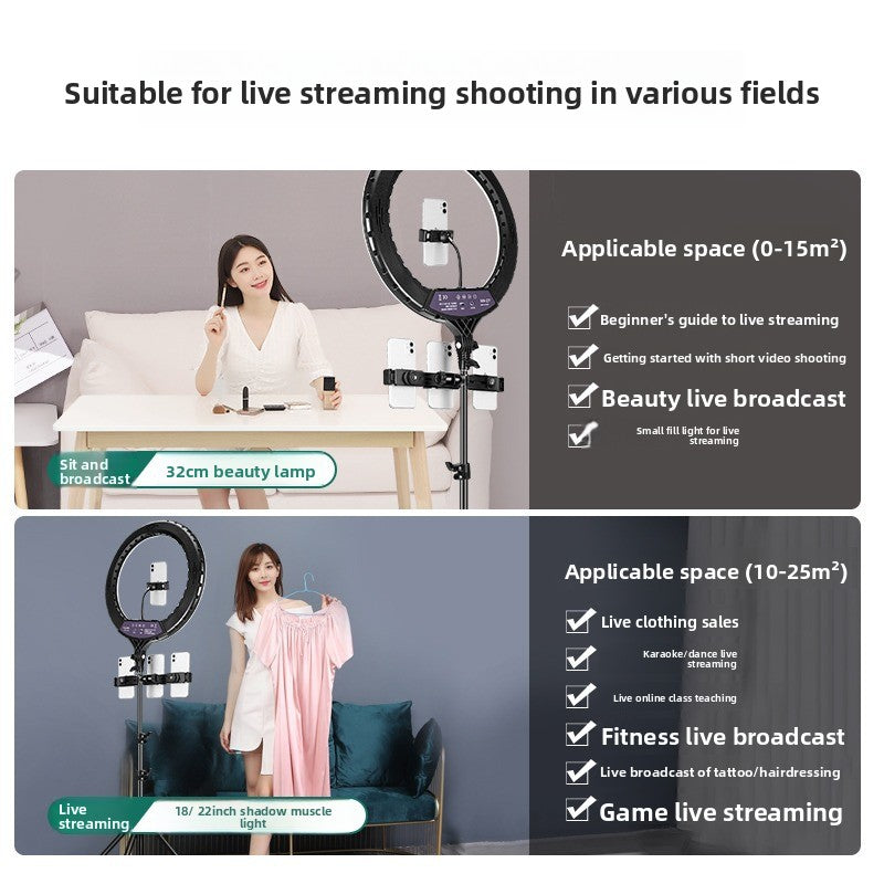 Adjustable Ring Fill Light with Stand