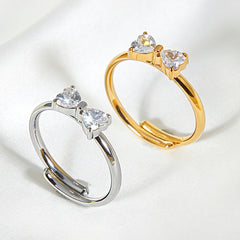 Gold White Stone