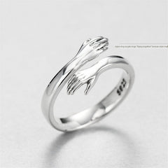 White Gold Hug Ring