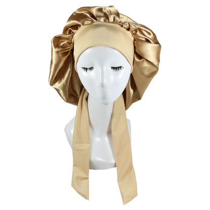 Adjustable Satin Sleep Cap