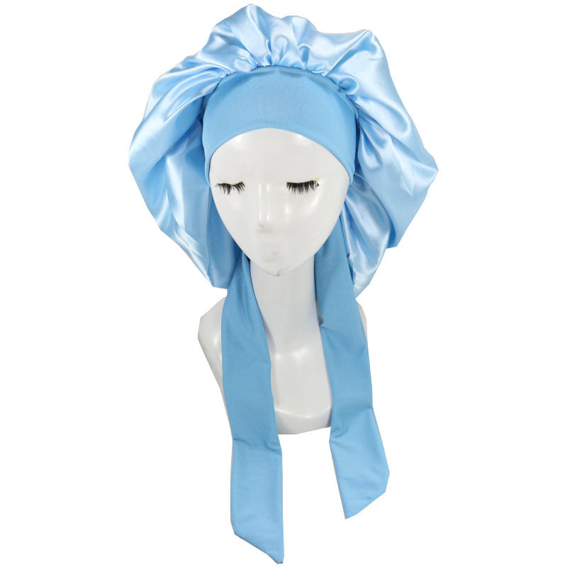 Adjustable Satin Sleep Cap