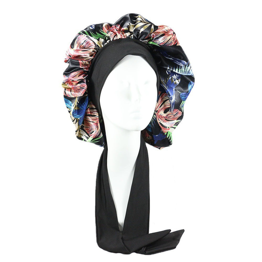 Adjustable Satin Sleep Cap