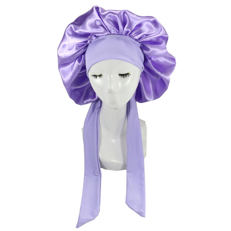Adjustable Satin Sleep Cap