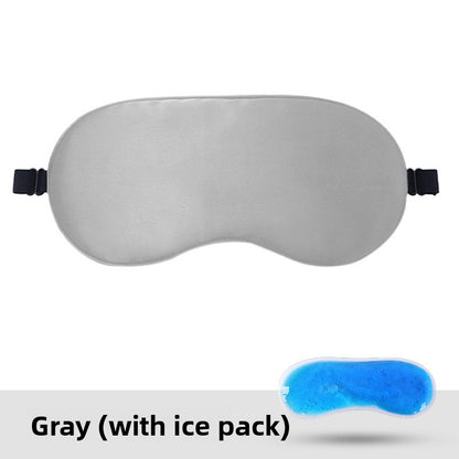 Adjustable Satin Sleep Mask with Hot Cold Pack