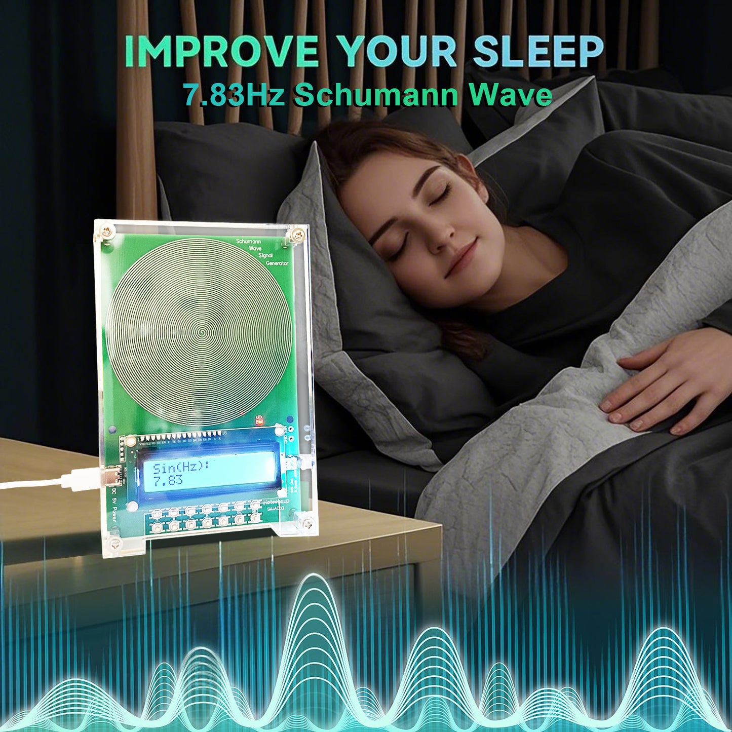 Adjustable Schumann Wave Signal Generator