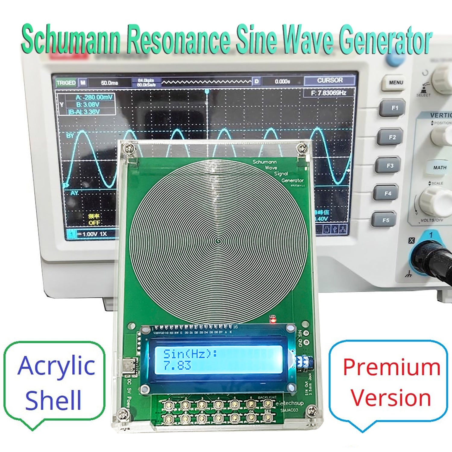 Adjustable Schumann Wave Signal Generator