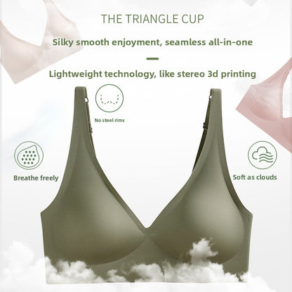 Adjustable Seamless Underwear Bra