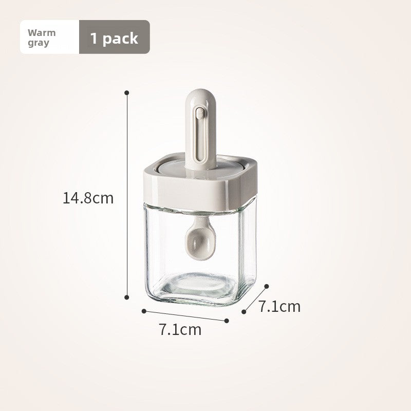 Adjustable seasoning container