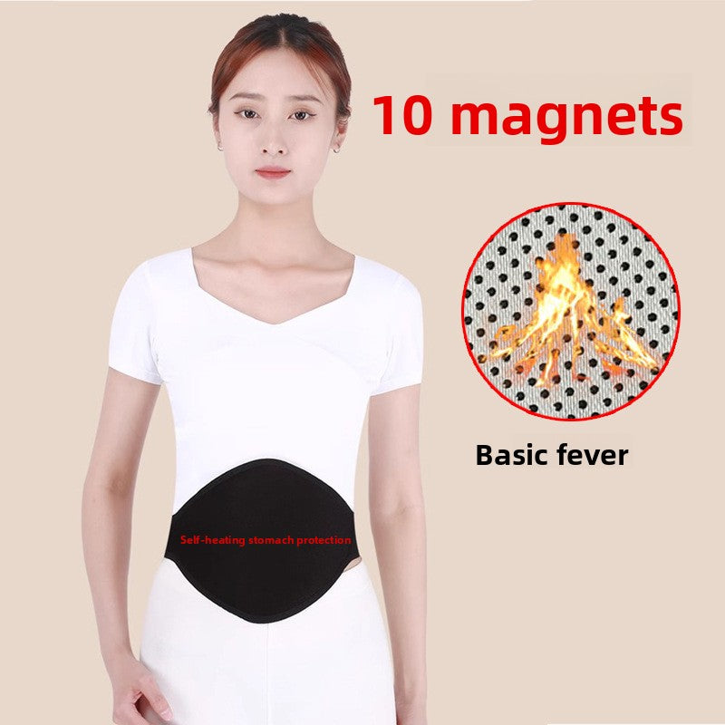 Adjustable Self-Heating Stomach Band with Magnetic Therapy