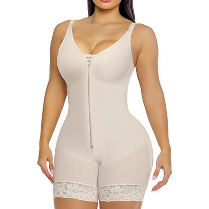 Adjustable Shapewear Bodysuit with Tummy Control
