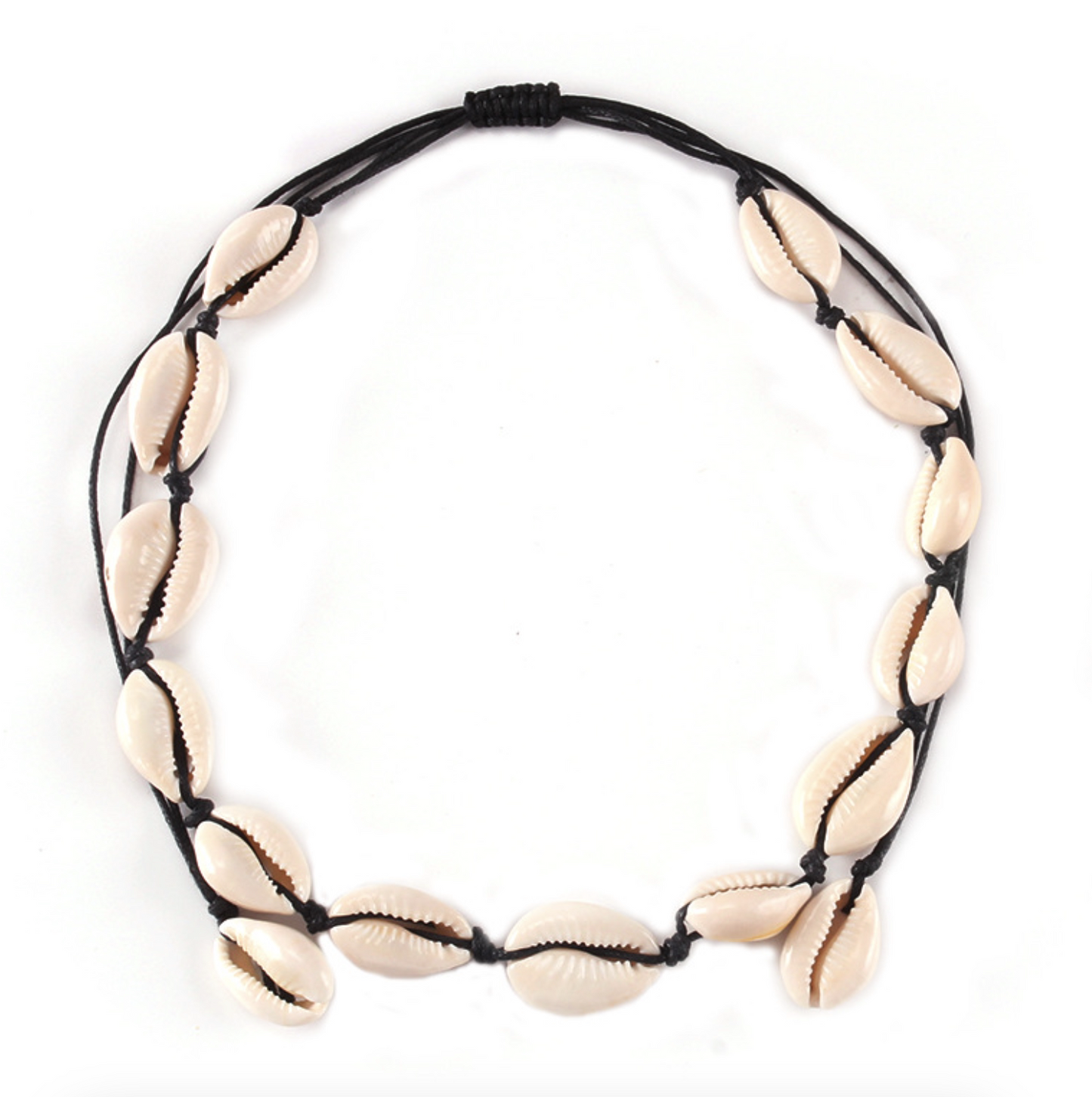 Adjustable Shell Choker Necklace
