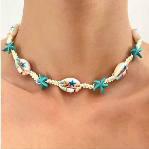 Adjustable Shell Design Geometric Bracelet