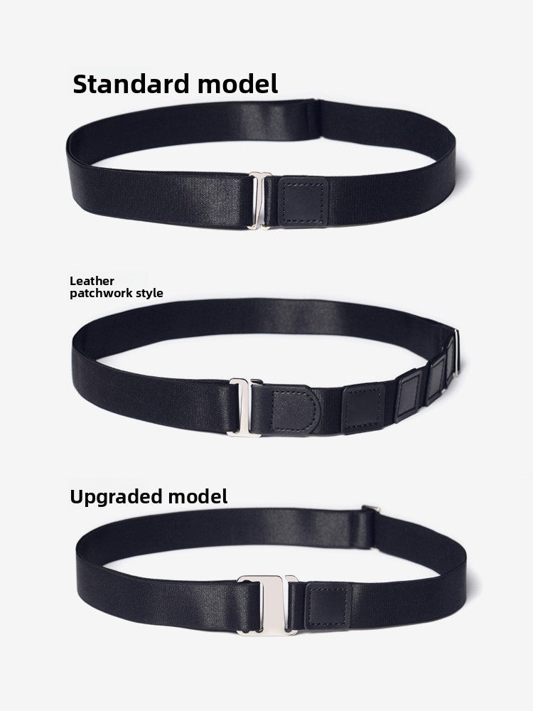 Adjustable Shirt Anti-Slip Elastic Waist Belt