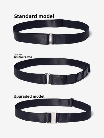 Adjustable Shirt Anti-Slip Elastic Waist Belt