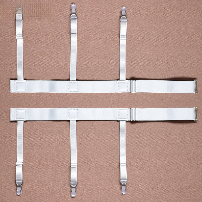 Adjustable Shirt Garter Anti-Slip Clip