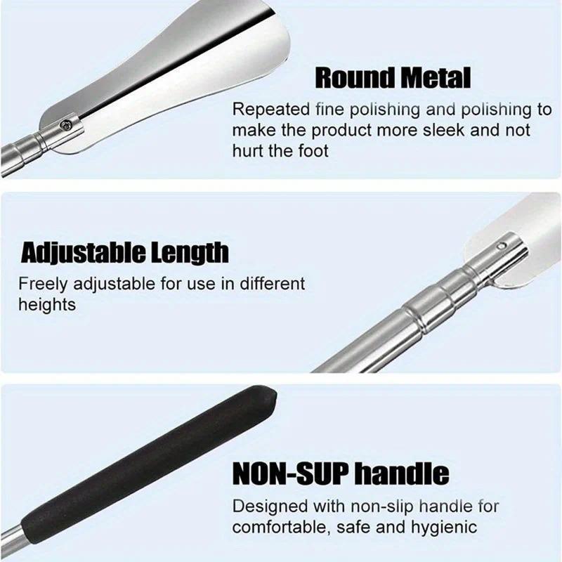 Adjustable shoehorn