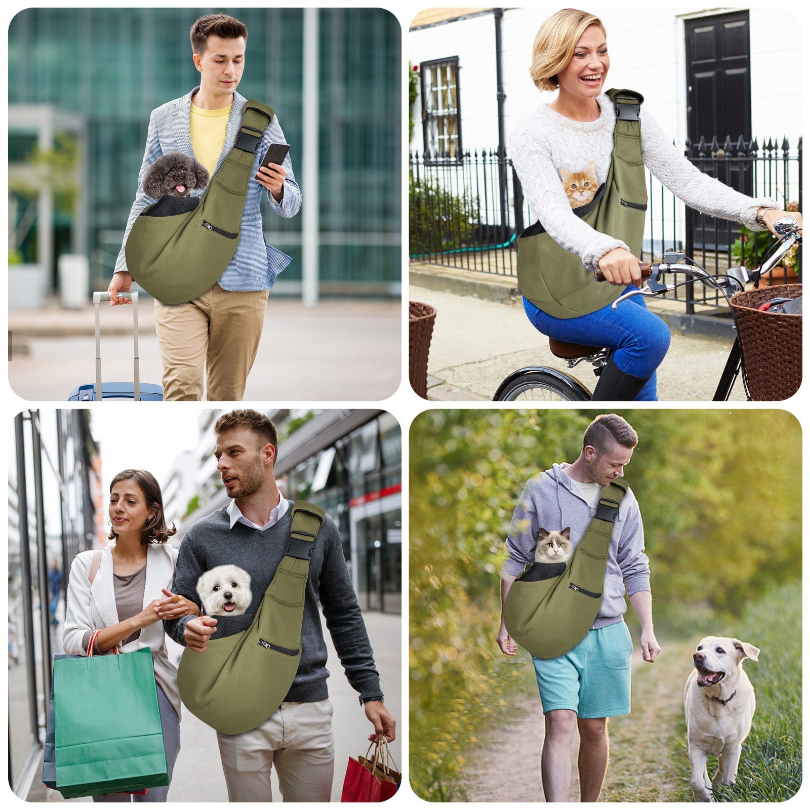 Adjustable Shoulder Strap Pet Carrier Bag