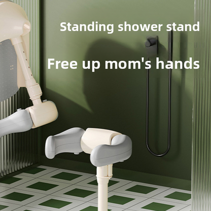 Adjustable shower bench